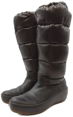 Moncler Damendaunenstiefel braun Gr. 39 – Vorschau 1