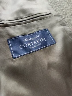 Cortefiel Sastreria Herren Wollsakko, braun - Gr. L - Bild 5