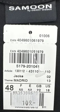 Samoon by Gerry Weber - Damenjacke - Gr. 48 - Bild 4