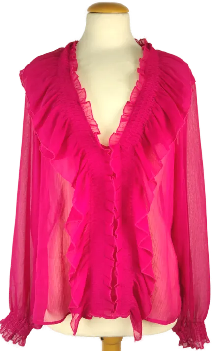 Damenbluse Zara Polyester Gr. 38 | Frühlingsleicht - Bild 4
