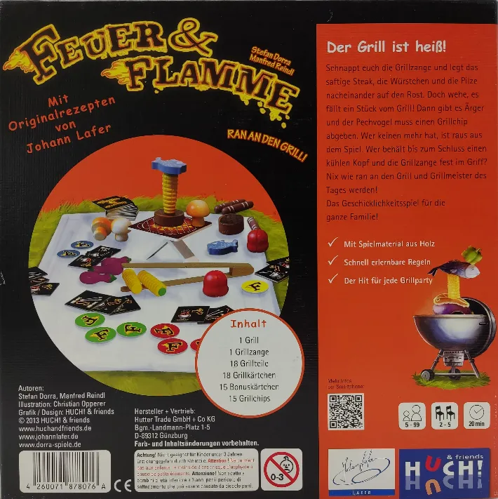 Feuer & Flamme - Ran an den Grill - Gesellschaftsspiel - Huch & friends  – Bild 2