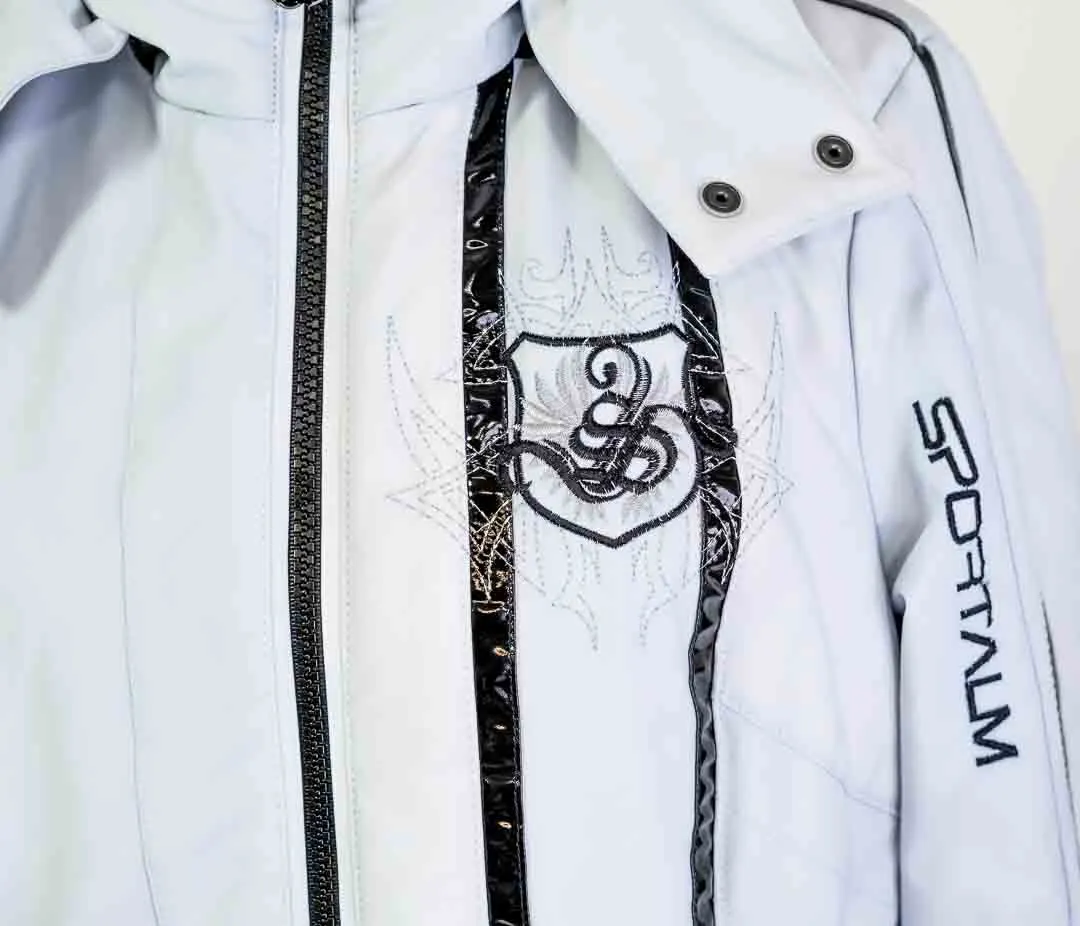 SP Kitzbühel Sportalm Damen Skijacke weißgrau/schwarz Gr. 36 – Bild 3