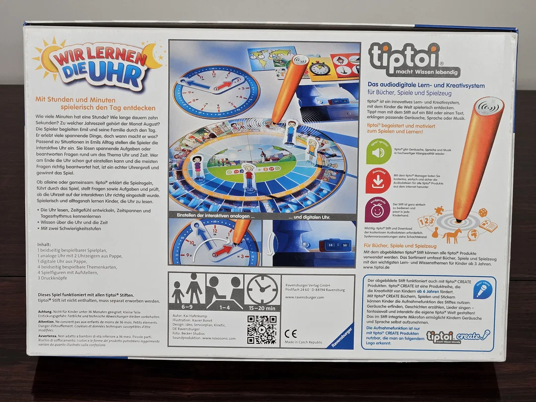 tiptoi® Wir lernen die Uhr - Gesellschaftsspiel - Ravensburger – Bild 2