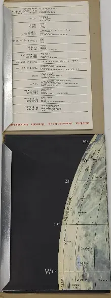 Hallwag La Lune/ Der Mond/ The Moon 1:5.000.000  von 1982 Poster - Bild 3