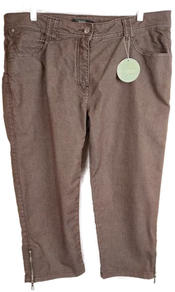 Capri Hose Bonita Baumwolle Größe 44 (XXL) | Zeitloser Begleiter