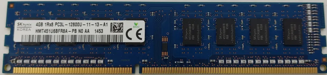 SK hynix 4GB DDR3 1Rx8 PC3L-12800U-11-13-A1 - Bild 4