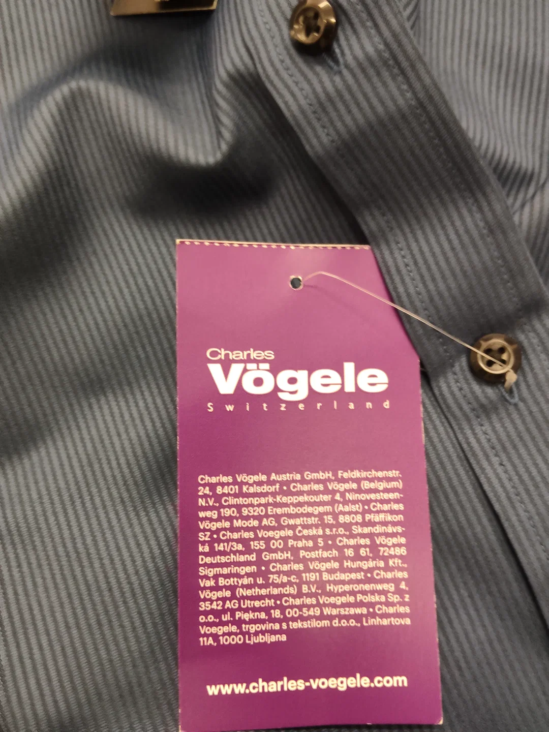 Herrenhemd Charles Vögele Neu mit Etikett Gr.48 | Zeitloser Klassiker – Bild 4