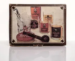 Whisky Set mit 4 Gläser, Eiswürfelglas und Zange - Bild 2