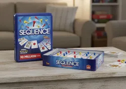 Sequence – Tour Edition – Goliath – Strategiespiel in Metalldose | ab 7 Jahren | 2–4 Spieler | Komplett - Bild 1