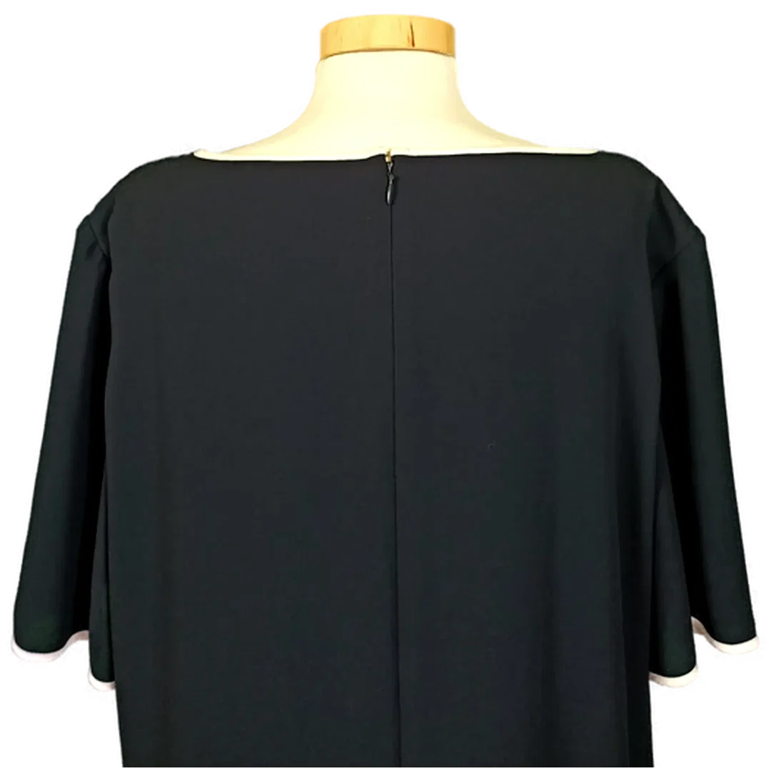 Hermann Lange Damen Midikleid dunkelblau Gr. 46 – Bild 3