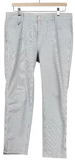 Brax Feel Good Damen Hose, weiß/blau- Gr. D 42 – Vorschau 1