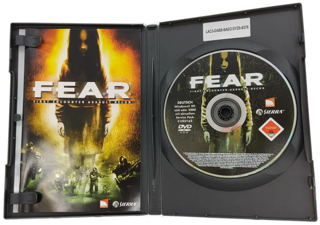 PC Game DVD-ROM Fear First Encounter Assault Recon – Bild 4
