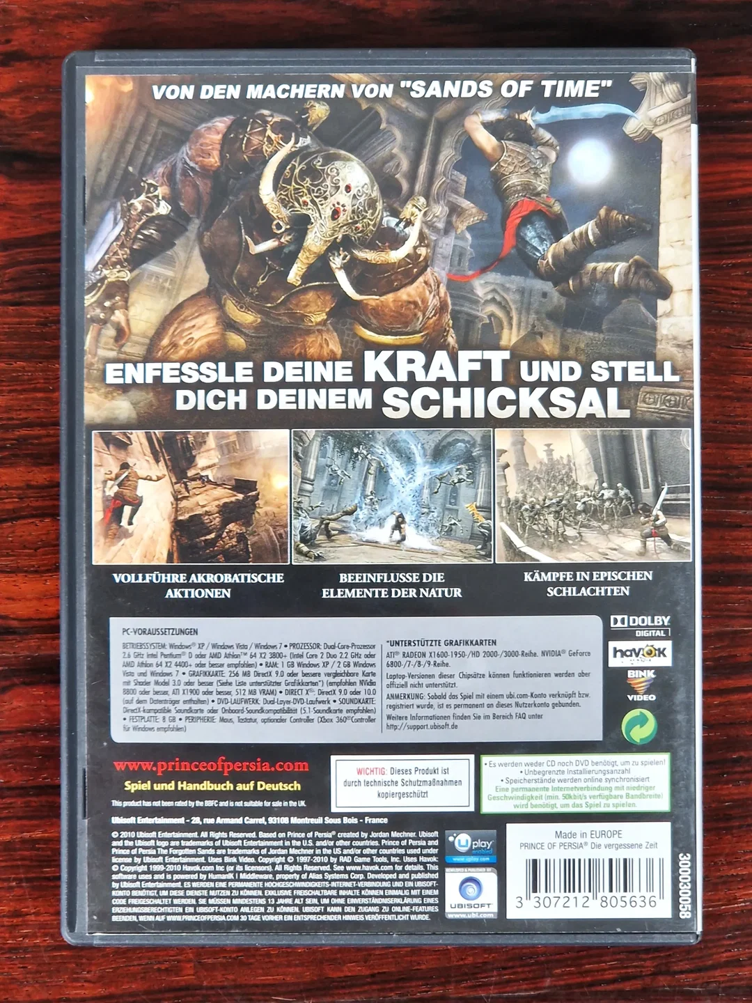Prince of Persia: Die vergessene Zeit - PC-Spiel - DVD-ROM – Bild 2