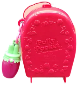 Mattel Polly Pocket Erdbeer-Häschen Schatulle – Picknick-Spielset mit Micro-Puppe & Zubehör – Vorschau 4