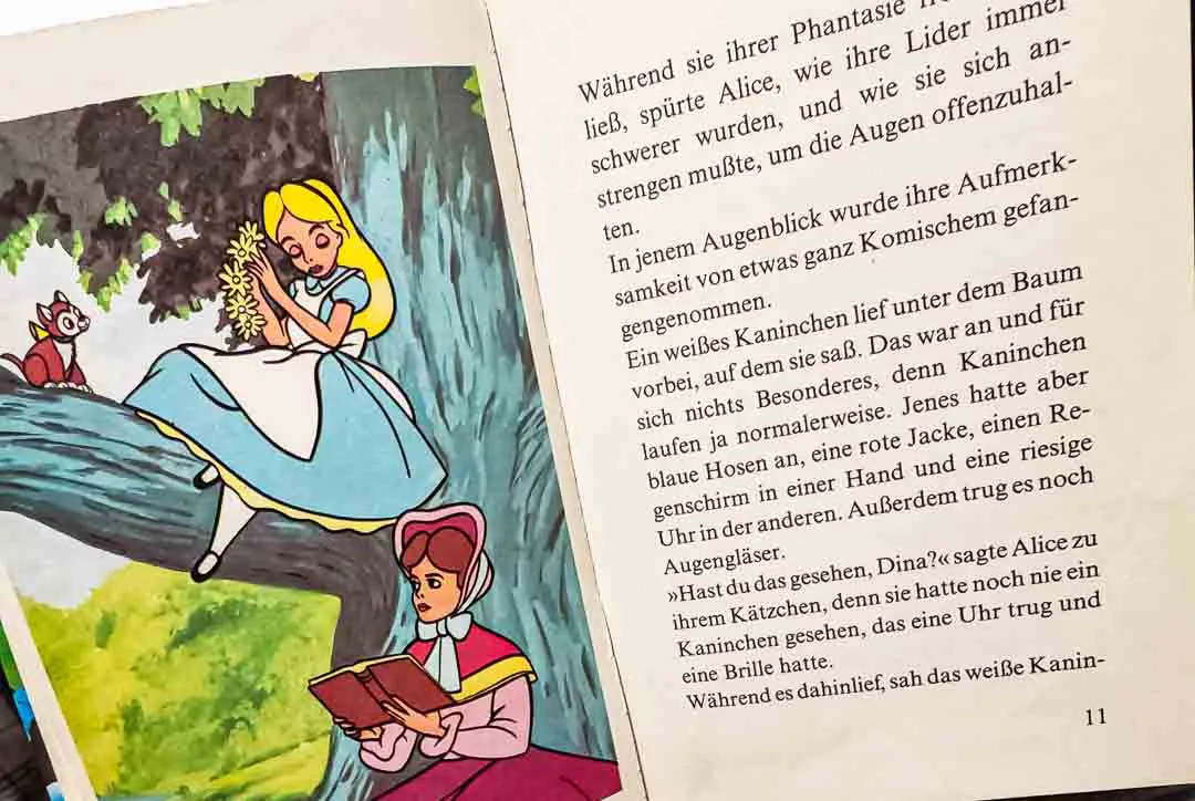 Walt Disney: Alice im Wunderland – Kinderbuch, 1989 – Bild 4
