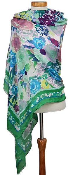 Halstuch Floral, multicolor - Bild 3