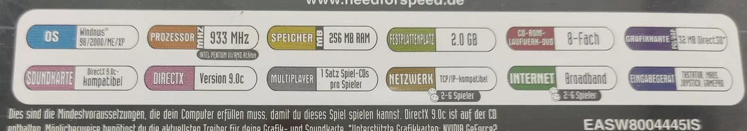 PC Game 2 CD-ROM Need for Speed Unterground 2 – Bild 4