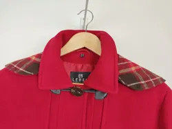 Lebek Damen Dufflecoat Rot Gr. 40 - Bild 3