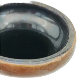 Strehla Keramik Vase Grün-Braun | DDR-Sammlerstück - Bild 7