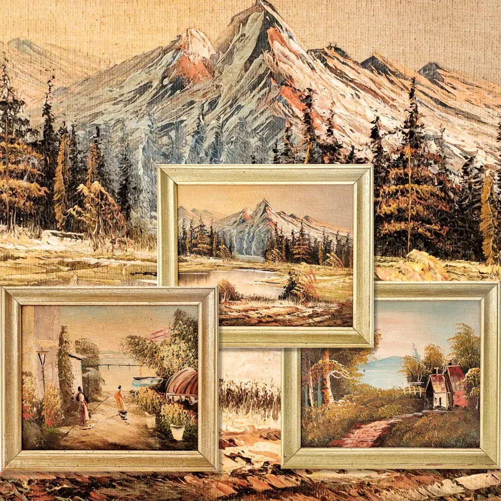 3 Ölbilder mit Goldrahmen - Bild 4