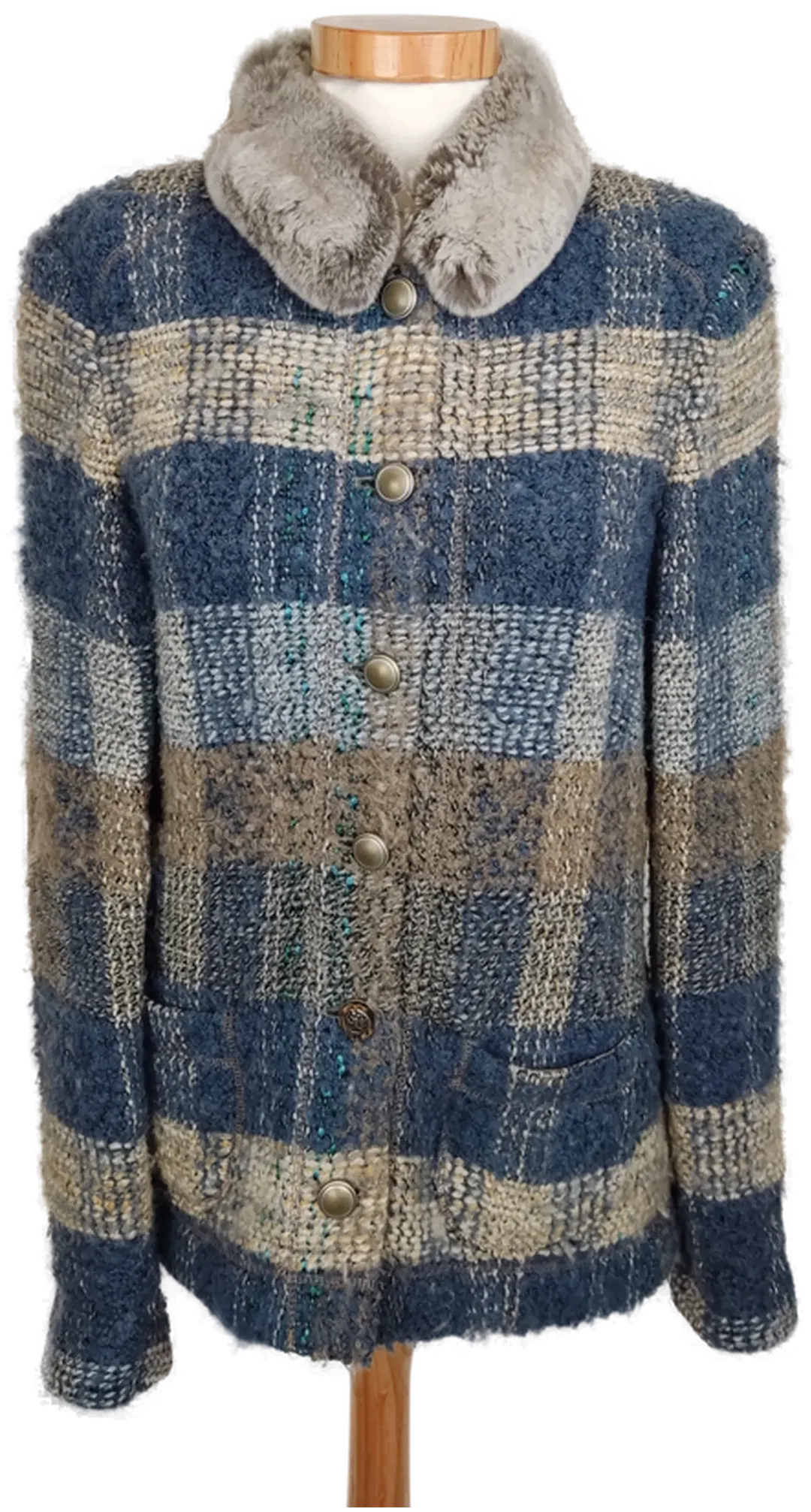 Schneiders Damen Strickjacke mehrfarbig Gr. 38 - Bild 4