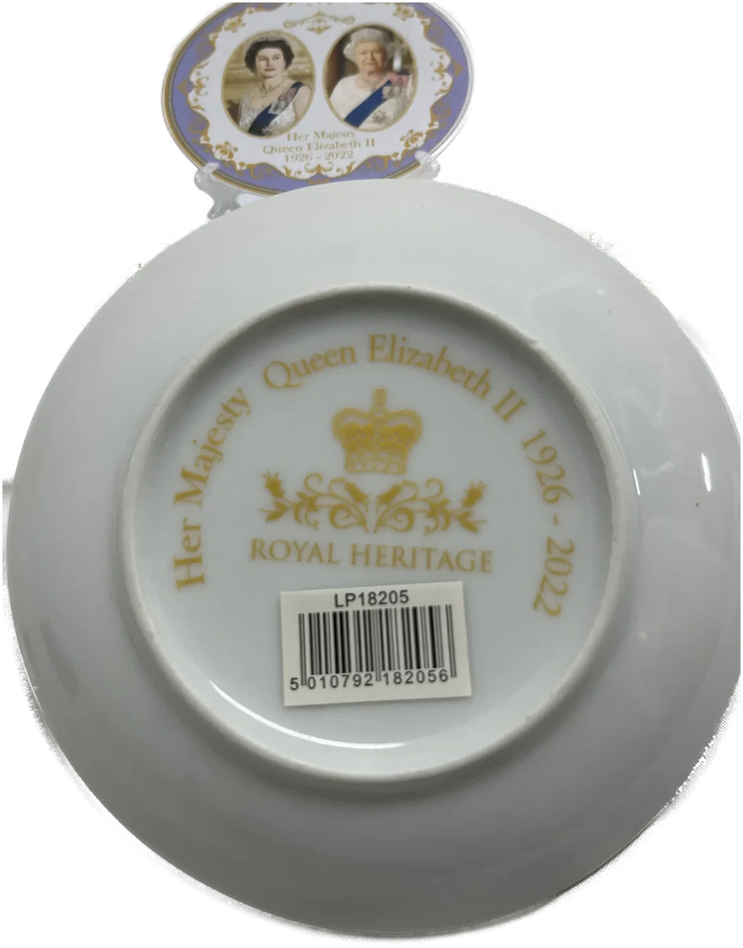 Gedenkteller Queen Elizabeth 11,5 cm - Neu & Originalverpackt – Bild 3
