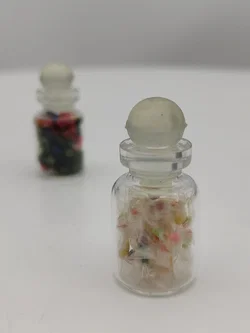 Puppenhaus Zubehör: Miniatur Bonbon-Gläser 2er-Set | Sammlerstück  - Bild 3