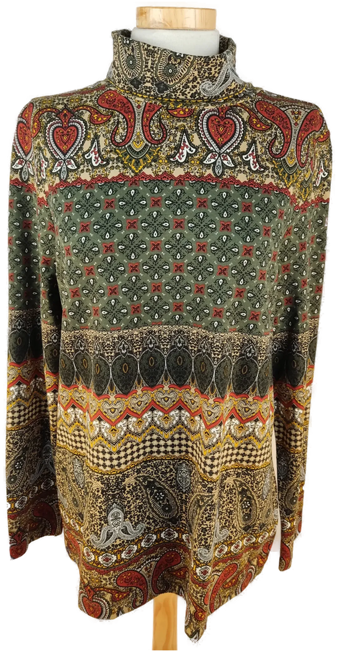 Walbusch Damen Rollkrageshirt, bunt gemustert- XL/42 - Bild 1