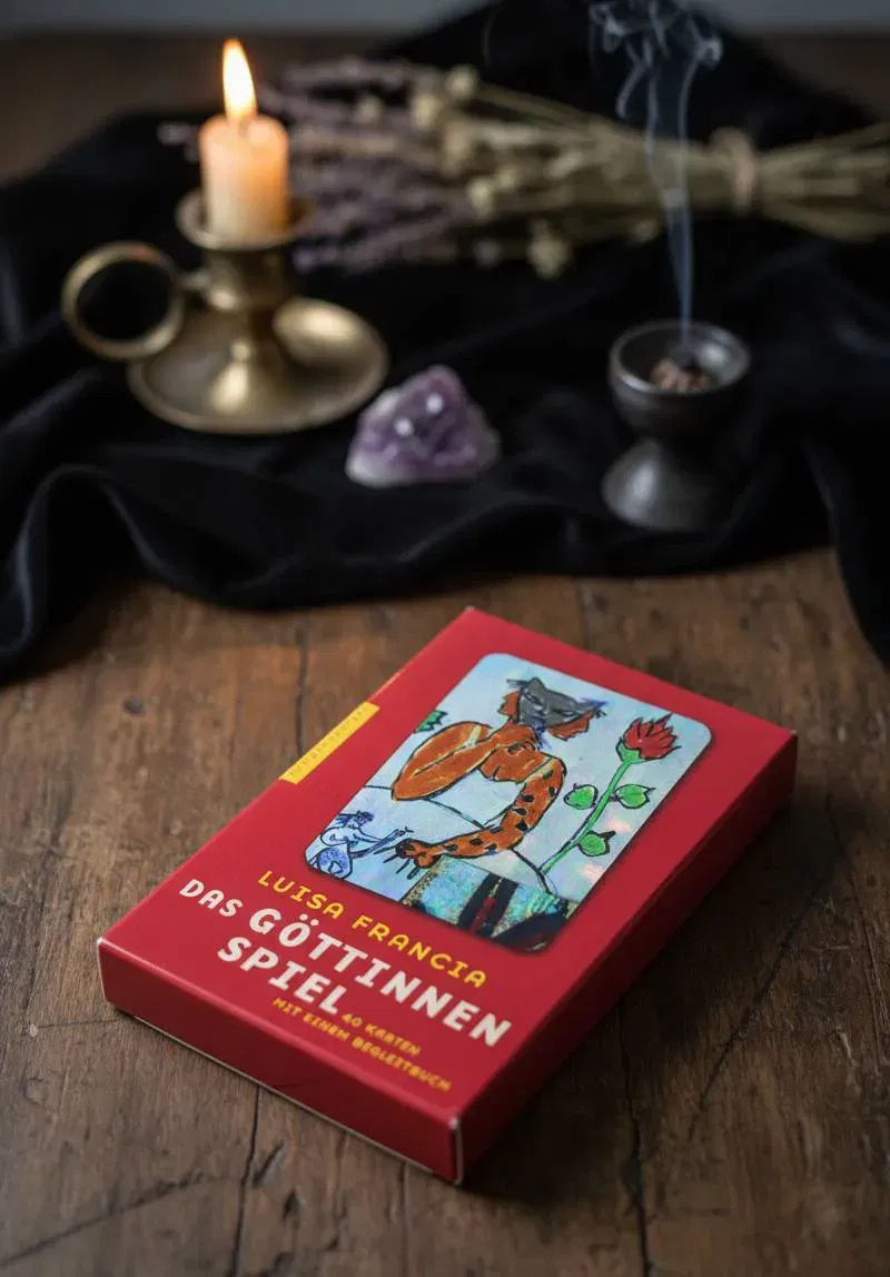 Luisa Francia: „Das Göttinnenspiel“ – 40 Karten mit Begleitbuch (Nymphenburger), - Bild 4