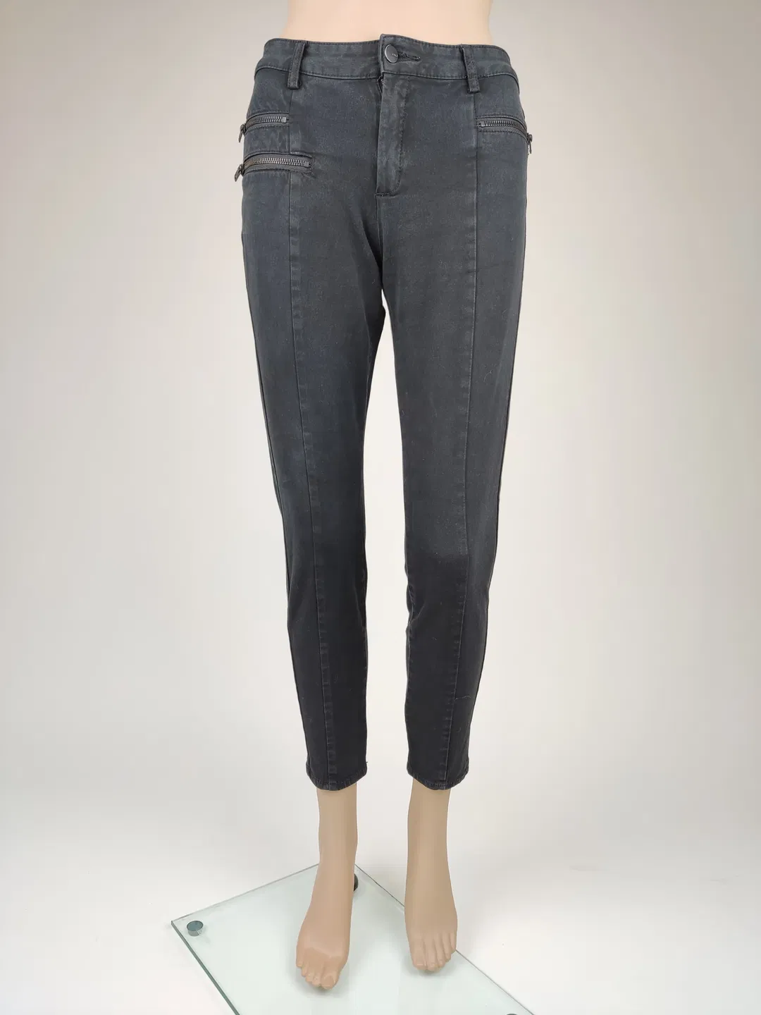 MANGO Damen Hose, schwarz - Gr. 36 - Bild 1