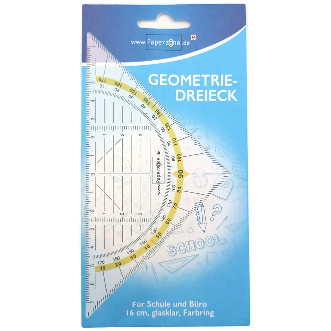 Paperzone Geometrie-Dreieck 16 cm - Bild 1