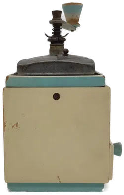 Leinbrock Ideal Vintage Kaffeemühle in Beige/Hellblau - Bild 4