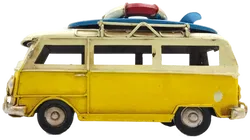 Vintage Volkswagen Camper Van Modell gelb - Bild 2