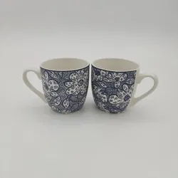 2er Tasssen Set mit Blumenmuster - Bild 1