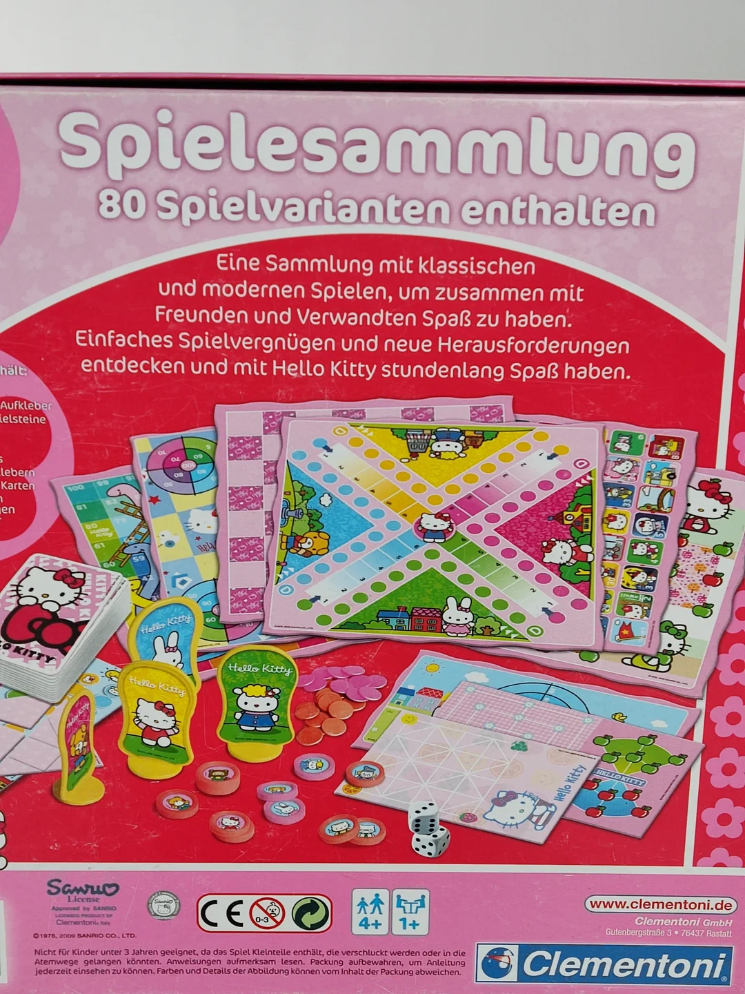 Hello Kitty Spielesammlung - Gesellschaftsspiele - Clementoni – Bild 3