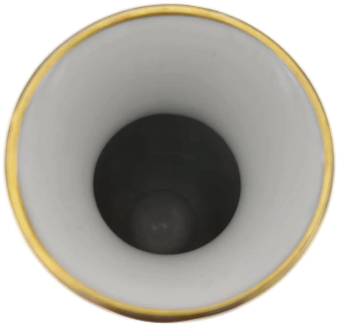 Porzellan Vase Echt Kobalt Gold  | Aus Thüringischen Manufaktur – Bild 6
