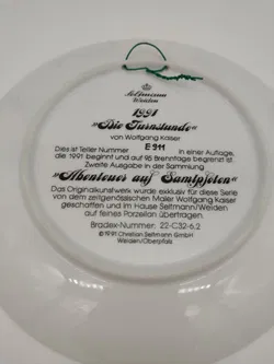 Seltmann Weiden-Sammelteller mit Katzen / Set aus 3 Stück - Bild 5