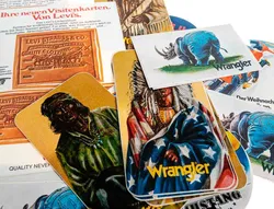 Aufkleber Konvolut Sammlung JEANS 70er / 80er Jahre - Bild 2