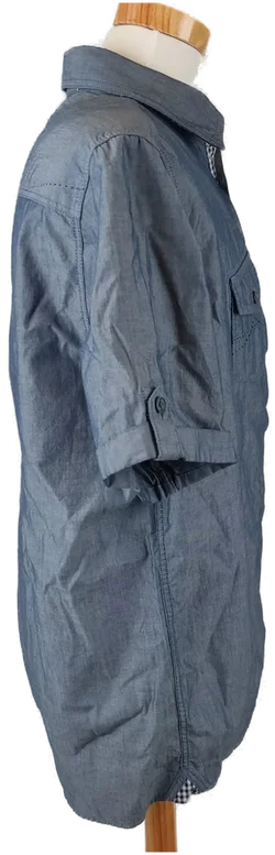 Charles Vögele Herrenhemd, blau - Gr. XL - Bild 2