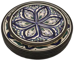 Set 4 Wandteller, Deko, Keramik Tunesien - Bild 2