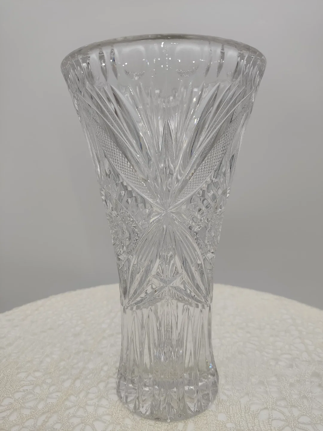 Bohemia Crystal Bleikristallvase, mit Schliffmuster  | Zeitloser Glanz – Bild 3