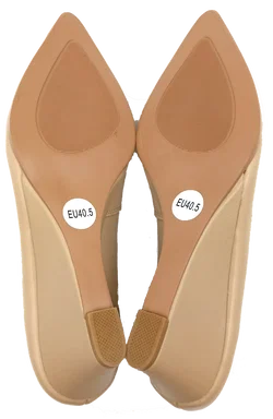 Glattlederwedges creme Gr. 40,5 - Bild 6