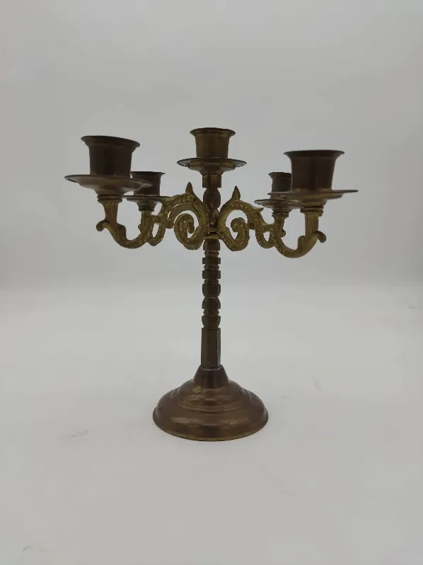 Vintage Kerzenständer Messing - Bild 4