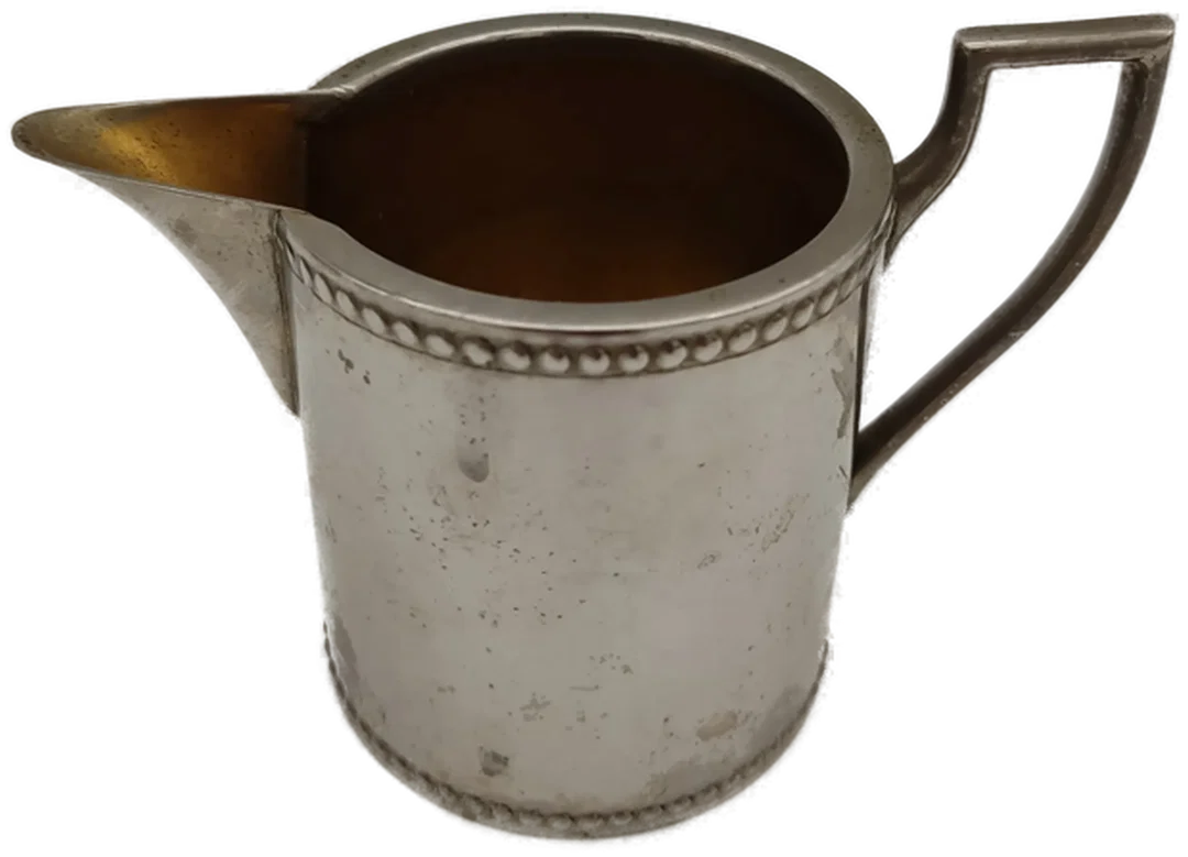 alte Tee und Milch-Kanne Metall – Bild 3