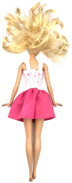 Mattel Barbie-Puppe mit pinkem Minikleid - Bild 3