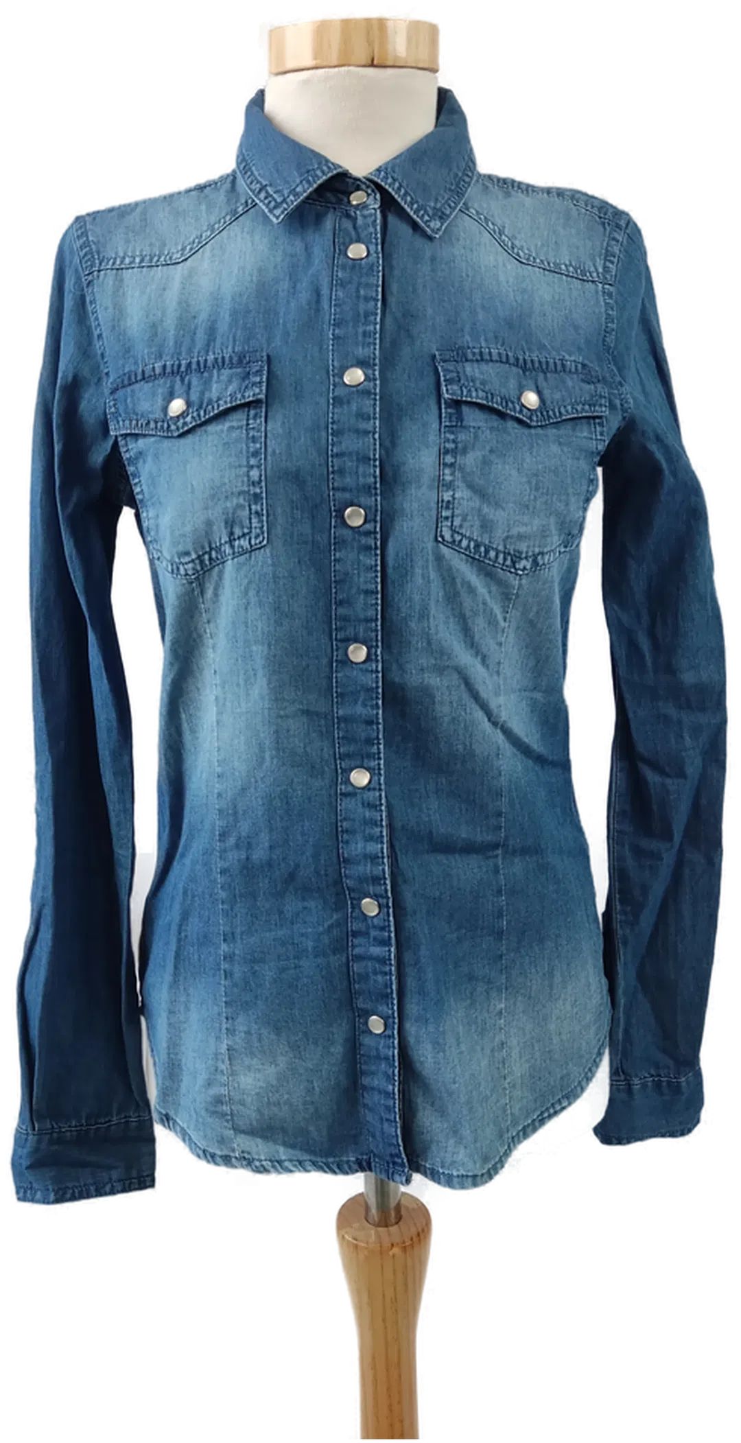 Only Damen Bluse blau - 34/S - Bild 1