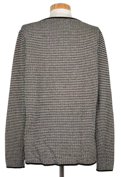 Esprit Damen Pullover, schwarz/weiß - Gr. M  - Bild 2