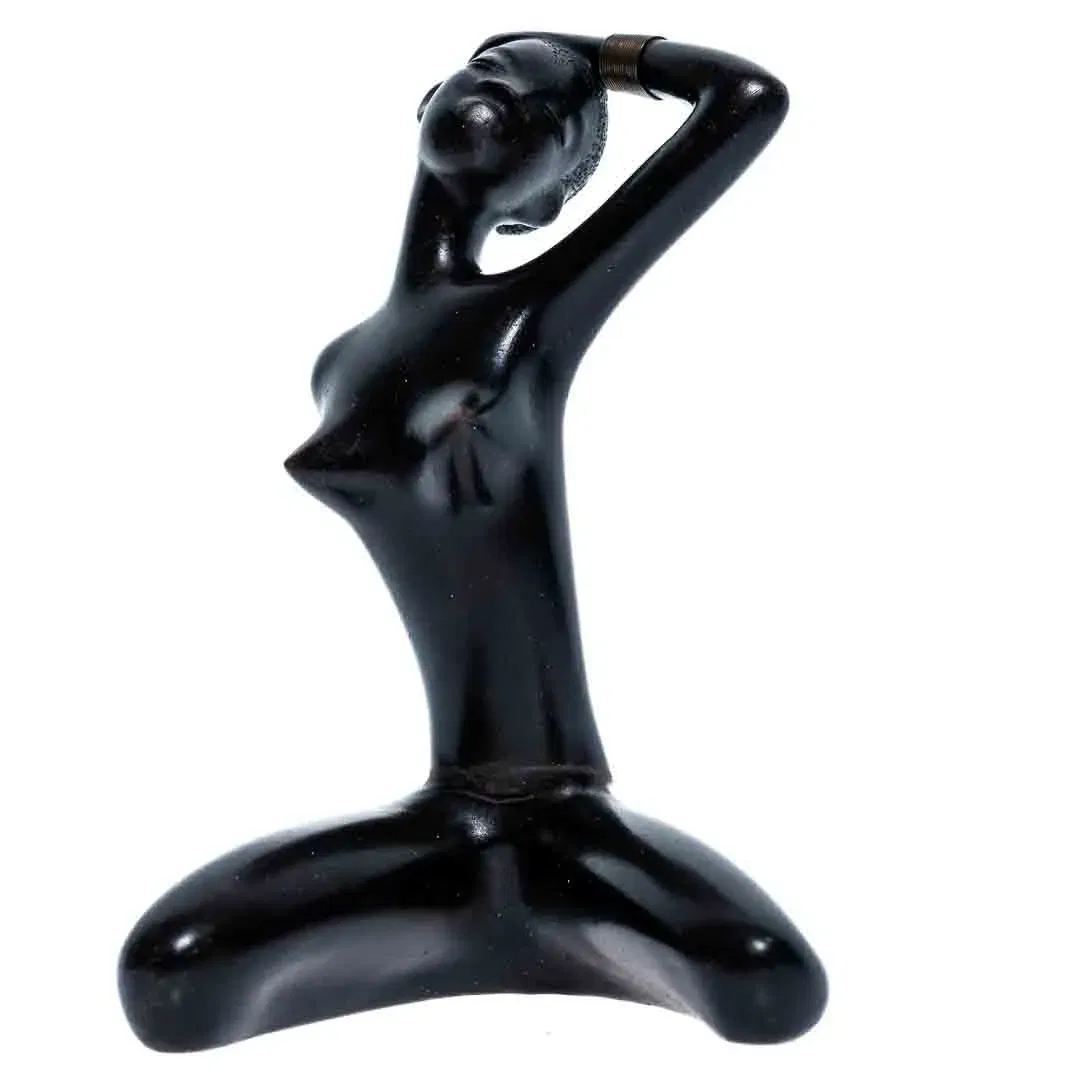 Anzengruber Leopold Kunst-Skulptur African Woman 1950s Austria  - Bild 4