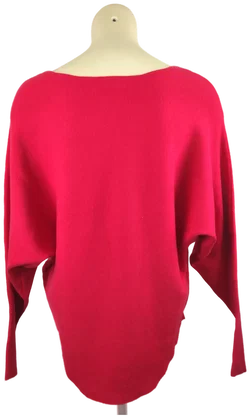 Damenpullover Größe 38 in Rot mit Schmuckmotiv | Glamour – Vorschau 4
