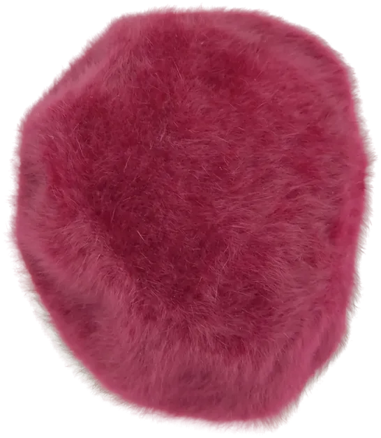 Kunstfellmütze dunkelfuchsia  – Bild 3